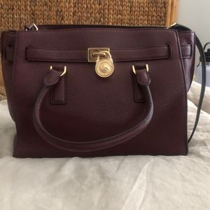 Michael Kors Burgundy Purse